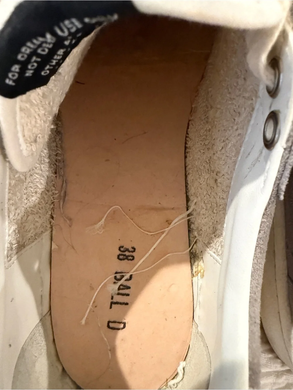 Golden Goose Ball Star Gray Suede with silver glitter star size 38